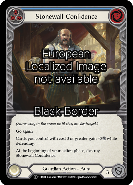 Stonewall Confidence (Blue) Card Front