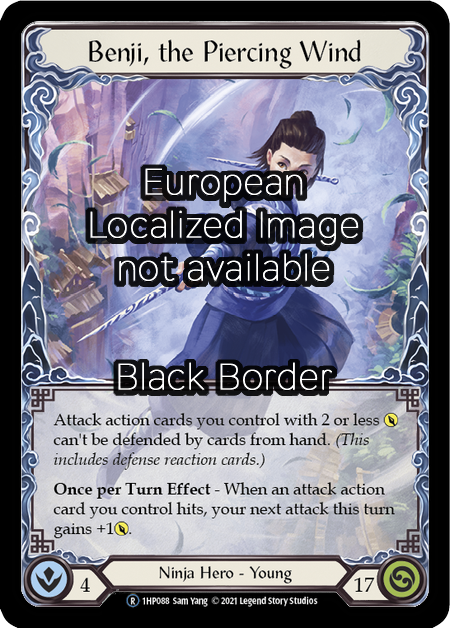 Benji, the Piercing Wind Card Front