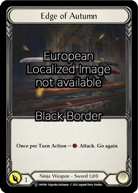 Edge of Autumn Card Front