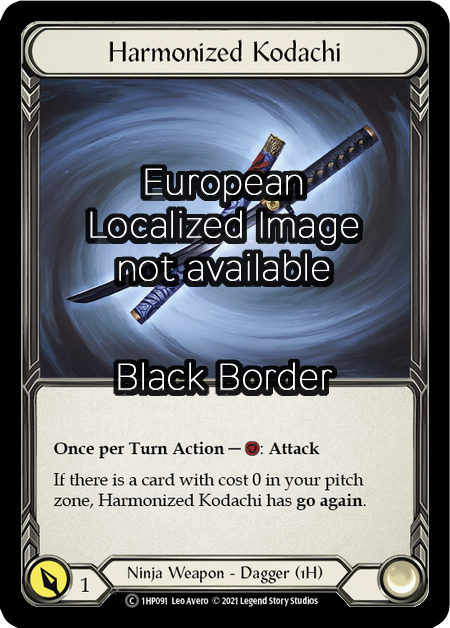 Harmonized Kodachi Card Front