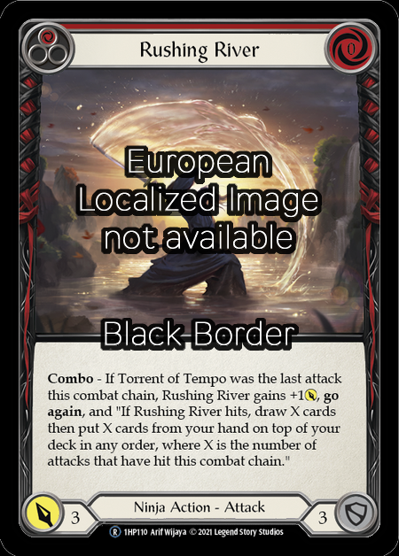 Rushing River (Red) Card Front
