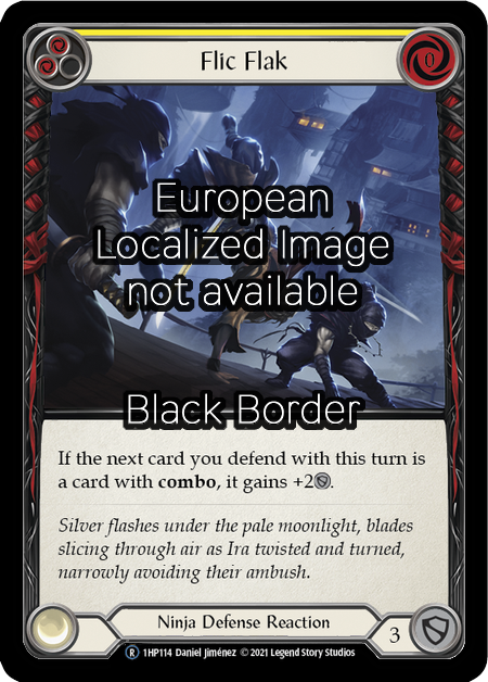 Flic Flak (Yellow) Card Front