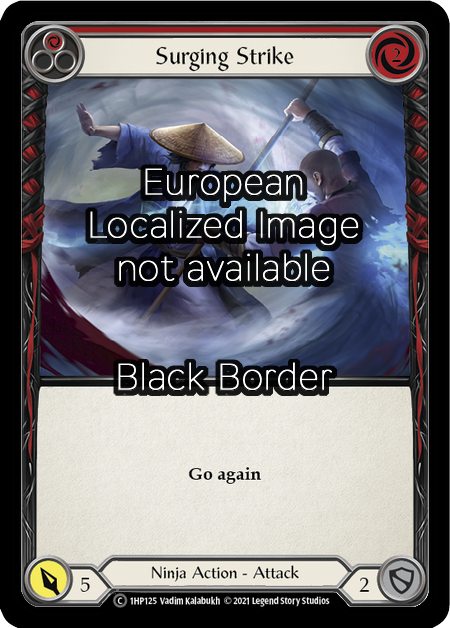 Attacco Impetuoso - Rosso Card Front