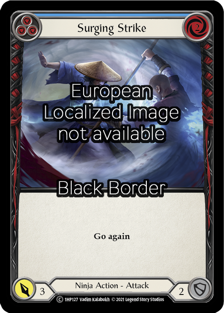 Attacco Impetuoso - Blu Card Front