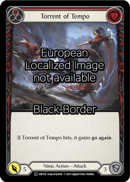 Torrent of Tempo (Red) Card Front