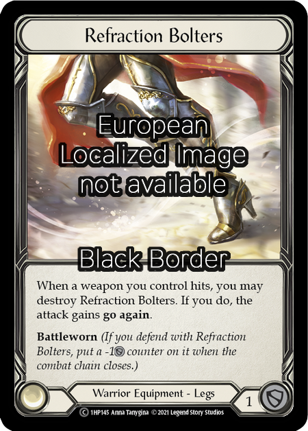 Refraction Bolters Card Front