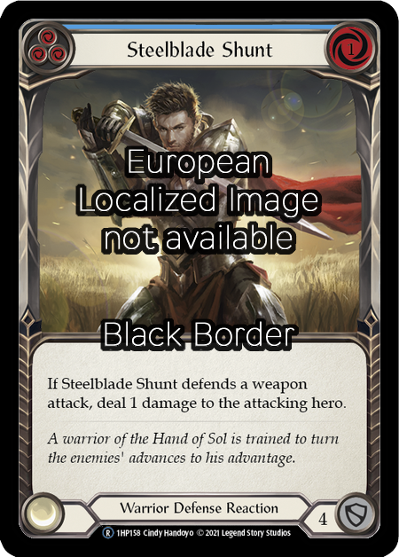Steelblade Shunt - Blue Card Front
