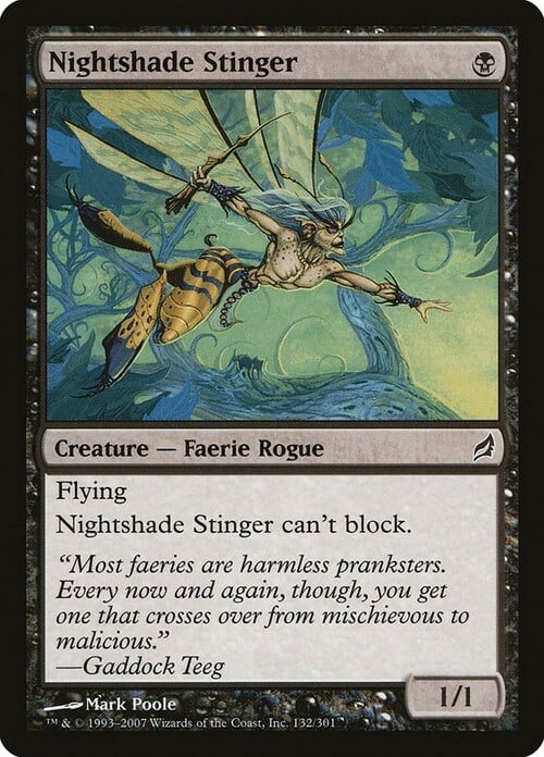 Nightshade Stinger Card Front