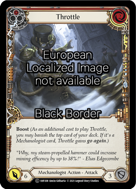 Throttle - Red Card Front