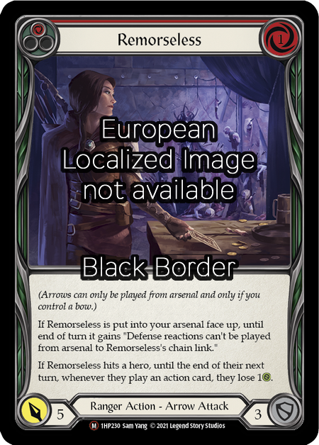 Remorseless Card Front