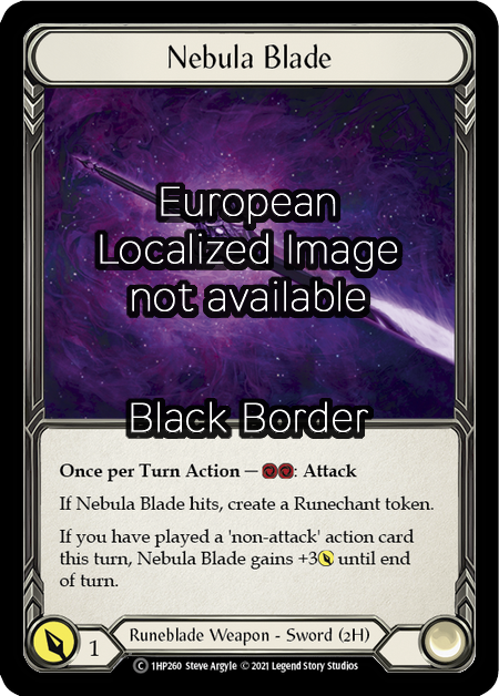Nebula Blade Card Front