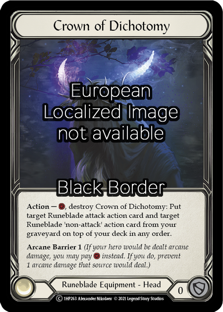 Crown of Dichotomy Card Front