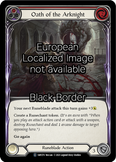 Oath of the Arknight - Red Card Front