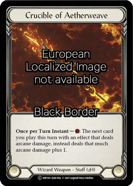 Crucible of Aetherweave Card Front