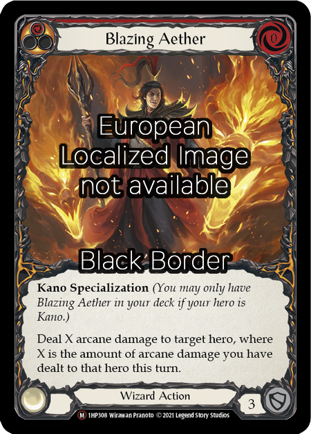 Blazing Aether Card Front