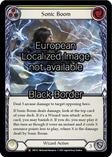 Sonic Boom Card Front