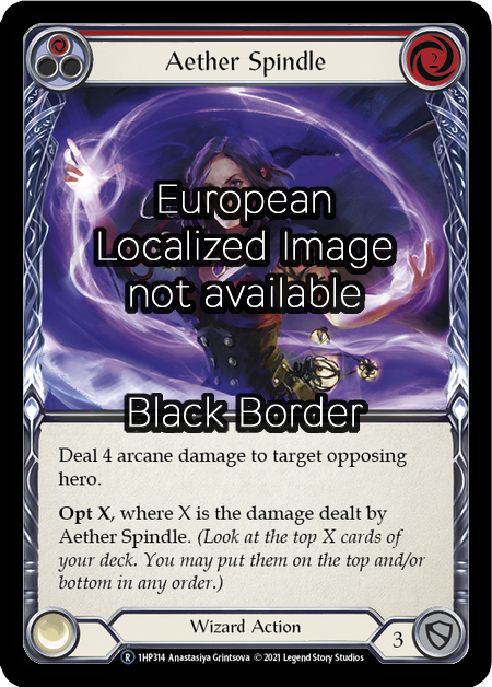 Aether Spindle - Red Card Front