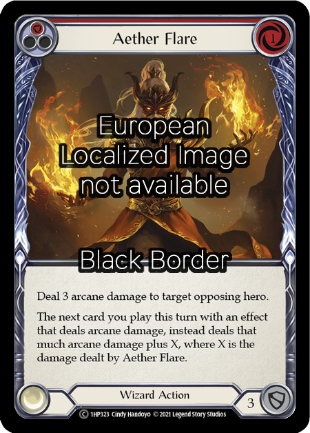 Aether Flare - Red Card Front