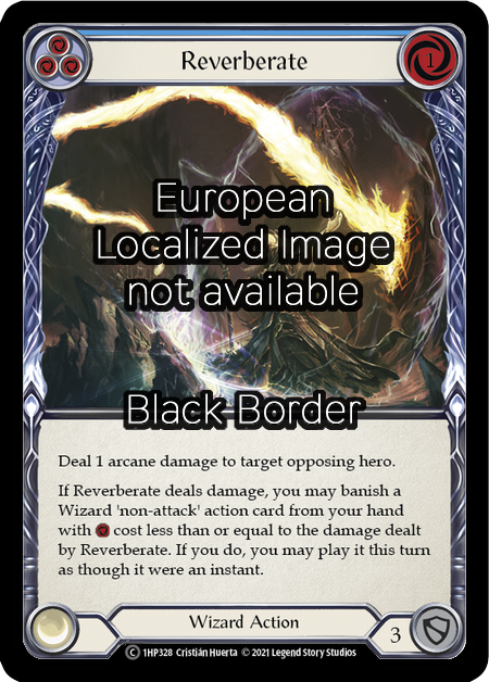 Reverberate - Blue Card Front