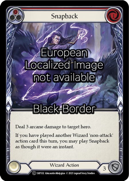 Snapback - Red Card Front