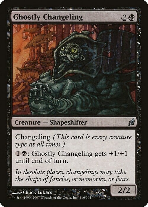 Ghostly Changeling Card Front