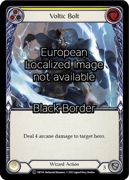 Voltic Bolt (Yellow) Card Front