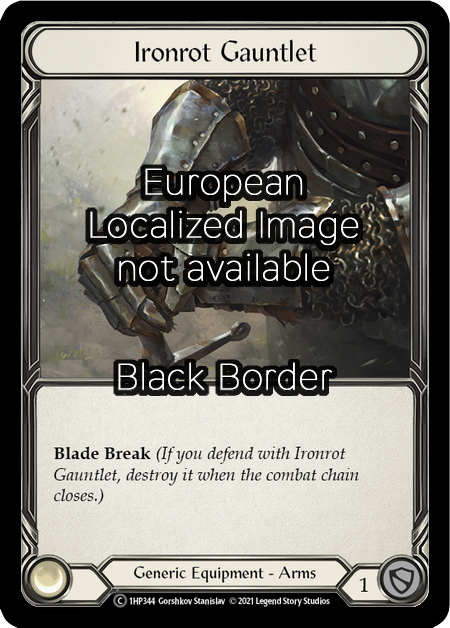 Ironrot Gauntlet Card Front