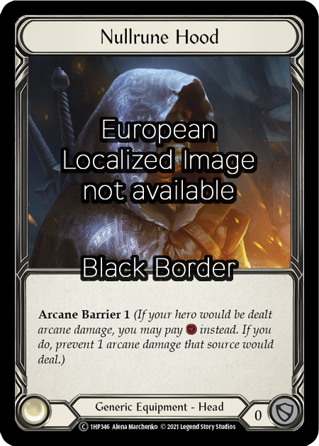 Nullrune Hood Card Front