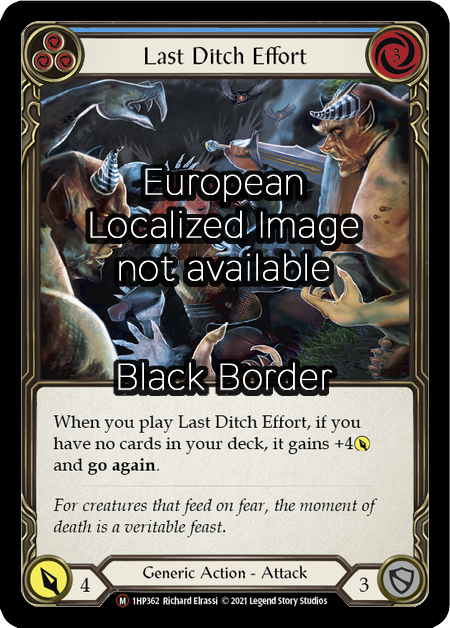 Last Ditch Effort Card Front