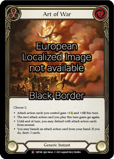 Art of War Card Front