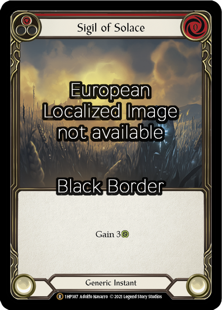 Sigil of Solace - Red Card Front