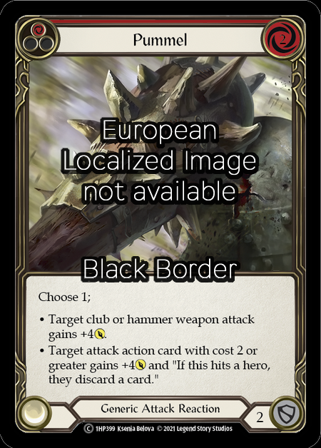 Pummel (Red) Card Front