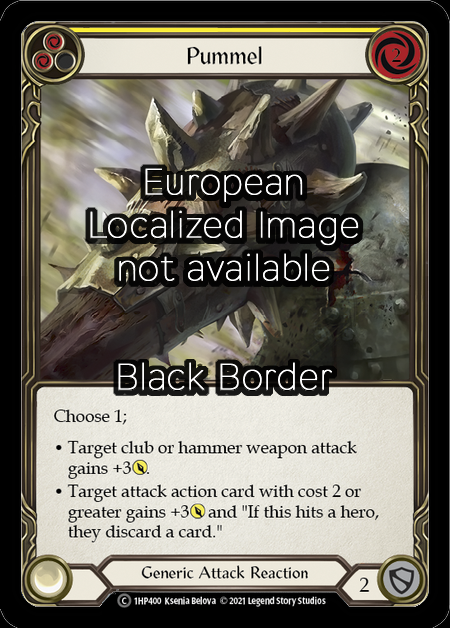 Pummel (Yellow) Card Front
