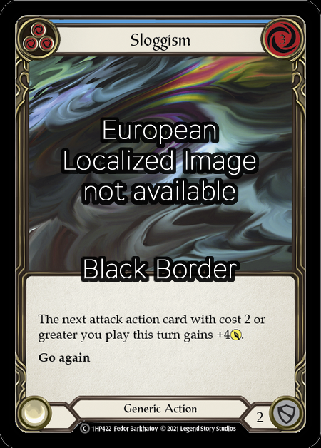 Sloggism - Blue Card Front