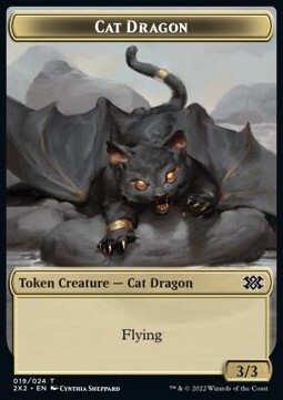 Cat Dragon Card Front