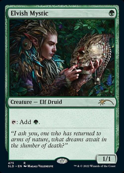 Elvish Mystic Card Front