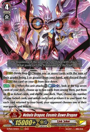 Nebula Dragon, Cosmic Dawn Dragon Card Front