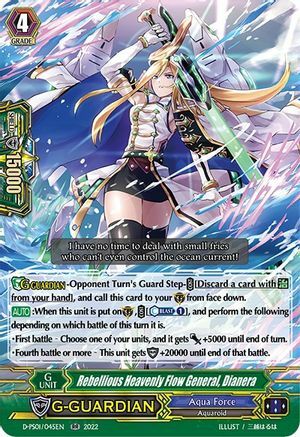 Rebellious Heavenly Flow General, Dianera [P Format] Card Front
