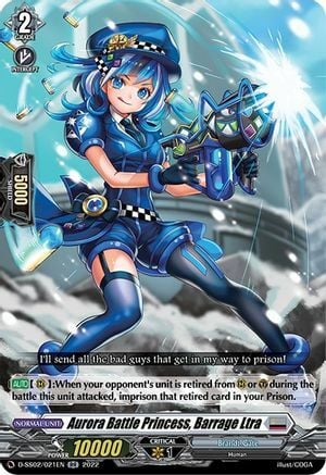 Aurora Battle Princess, Barrage Ltra Card Front