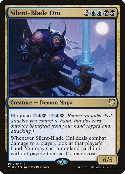 Silent-Blade Oni Card Front
