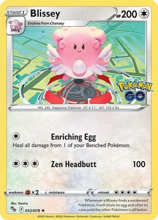 Blissey [Enriching Egg | Zen Headbutt] Card Front