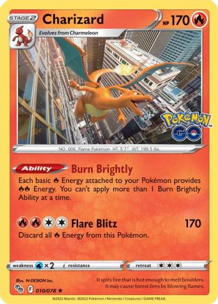 Charizard Pokmon TCG: Pokmon GO | Pokmon | CardTrader