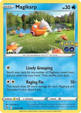 Magikarp [Lively Grouping | Raging Fin] Card Front