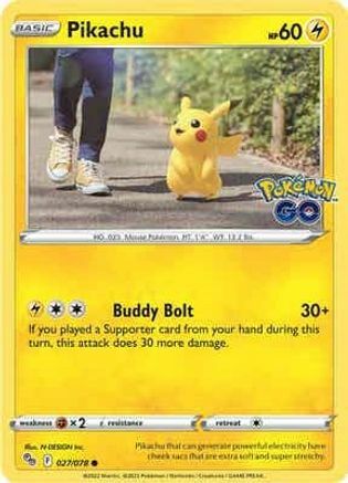 Pikachu [Buddy Bolt] Card Front