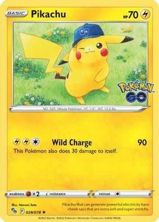 Pikachu [Wild Charge] Card Front
