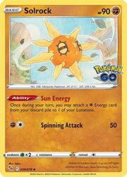Solrock [Sun Energy | Spinning Attack]
