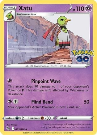 Xatu [Pinpoint Wave | Mind Bend] Card Front