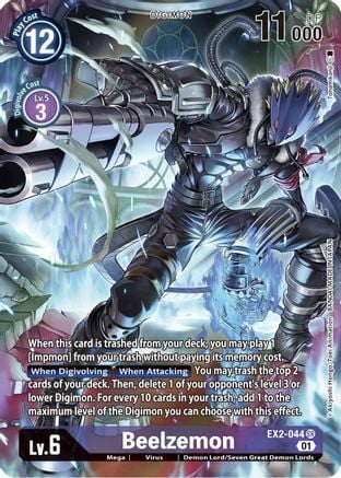 Beelzemon Card Front