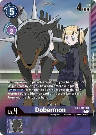 Dobermon Card Front