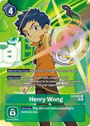 Henry Wong · Alternate Art EX2-061P1